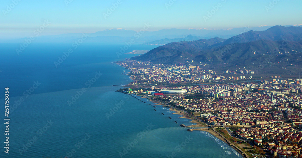 Black sea region Turkey, Ordu city