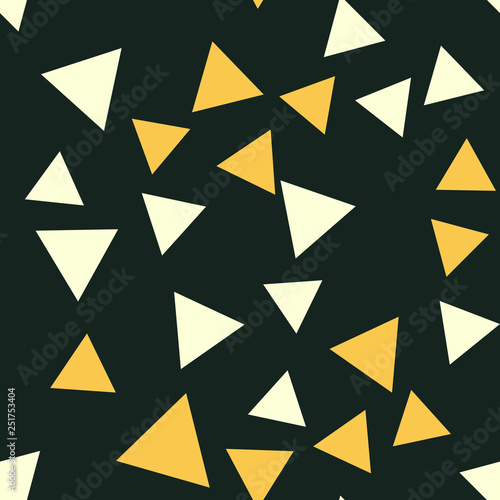 Seamless vector EPS 10 Abstract geometric pattern with triangles. Multicolor Figures. Texture for print and Banner. Flat style
