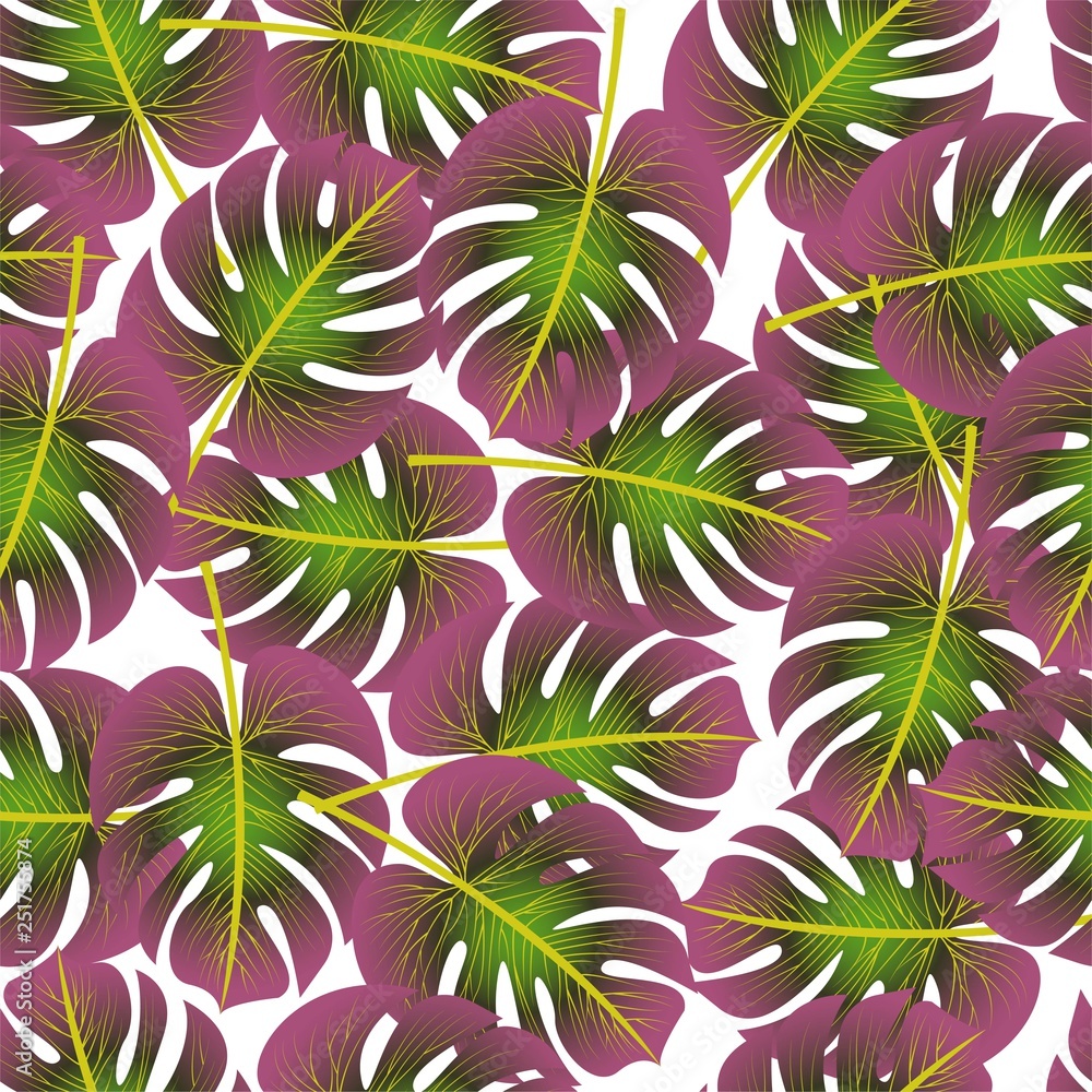  pattern of palm leaves
