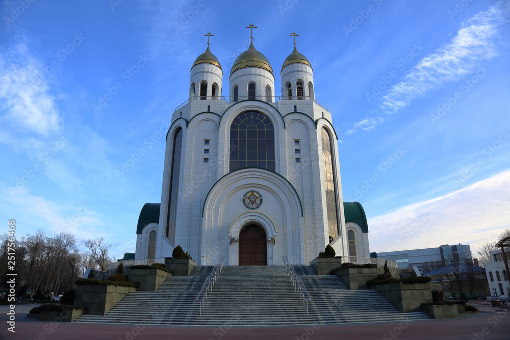 Exterior of the Cathedral of Christ the Savior. Architect - Oleg Kopylov. Kaliningrad, Russia
