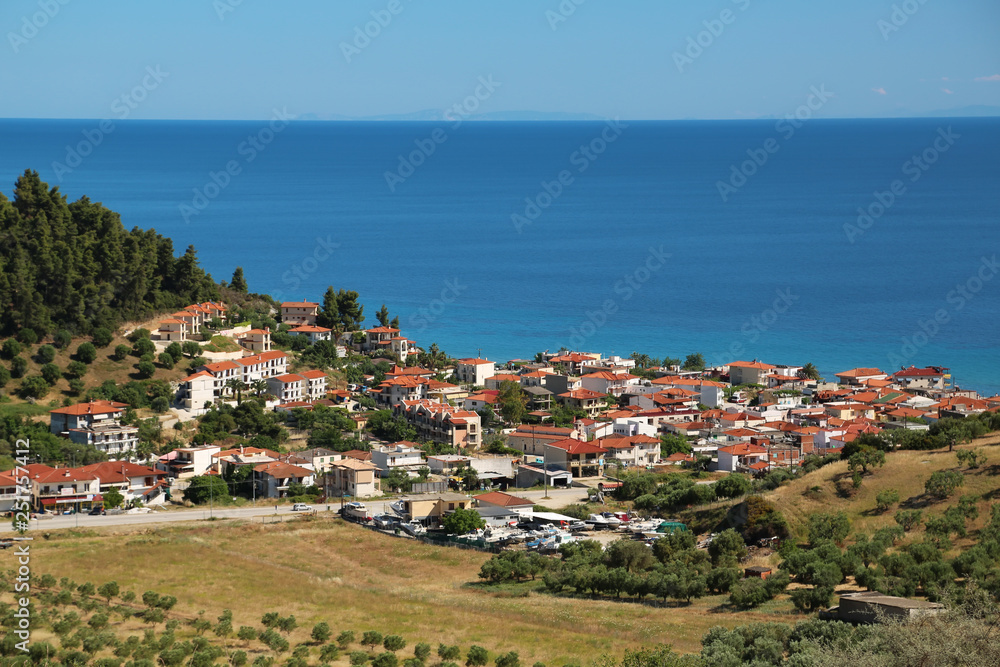 Nea Skioni village in Greece