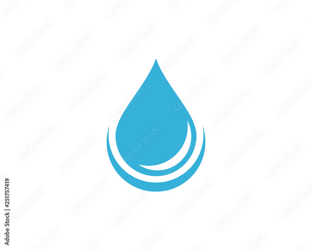 Set of abstract water drops symbols,logo template Set of abstract water drops symbols,logo template