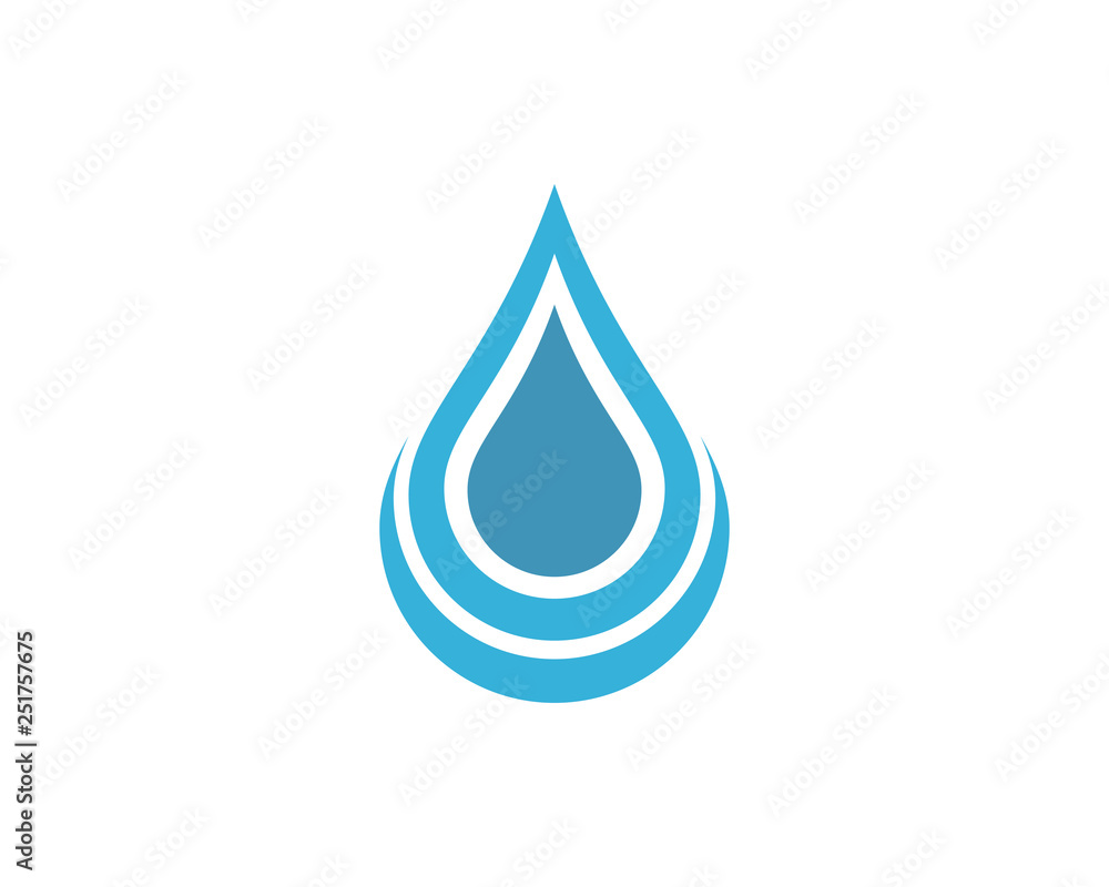 Set of abstract water drops symbols,logo template Set of abstract water drops symbols,logo template