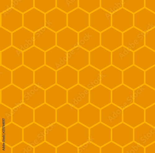 Background of honeycomb. orange