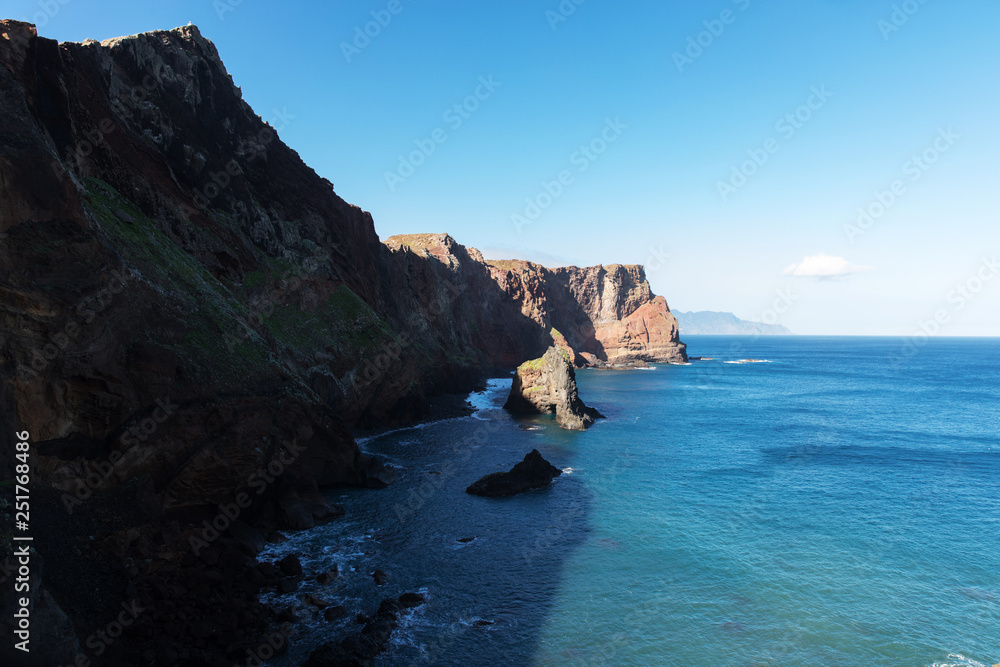 coast of Madeira, cliffs