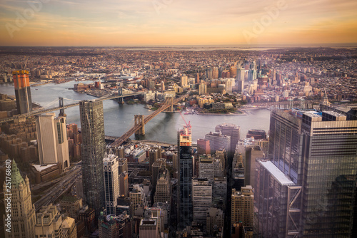 Views of New York from the One World Trade Center