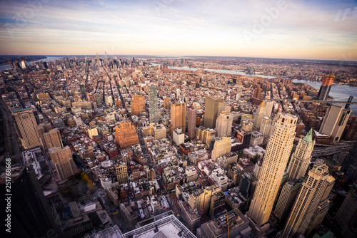 Views of New York from the One World Trade Center