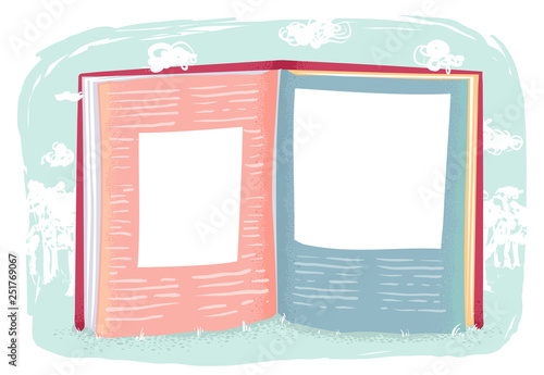 Book Blank Space Illustration