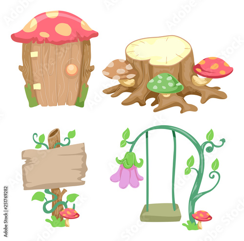 Garden Design Elements Illu...