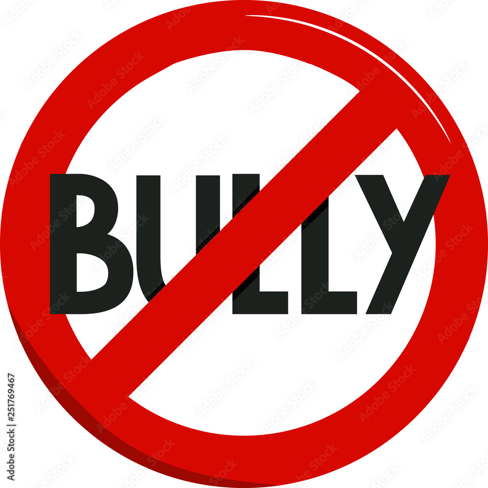 No To Bully Illustration No To Bully Illustration