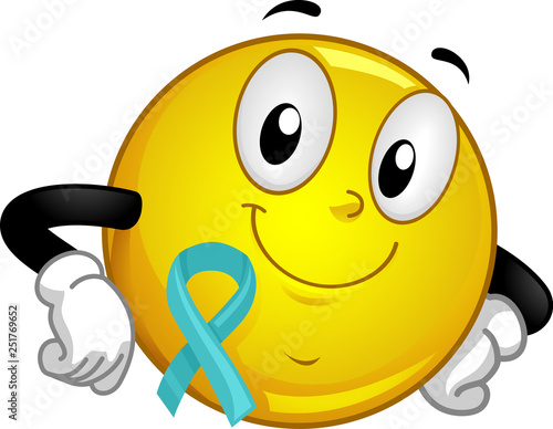 Smiley Mascot Ribbon Food A...