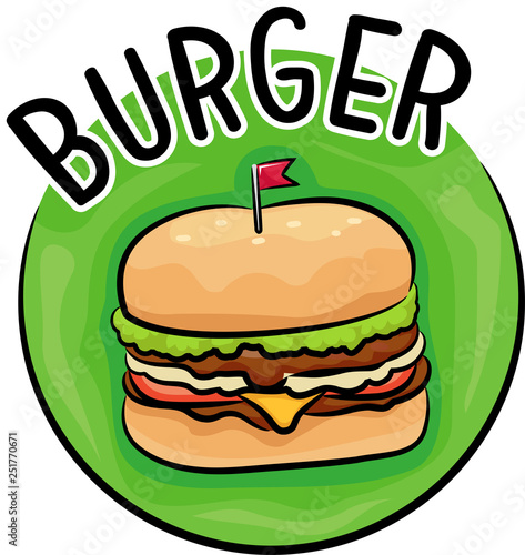 Icon Burger Illustration
