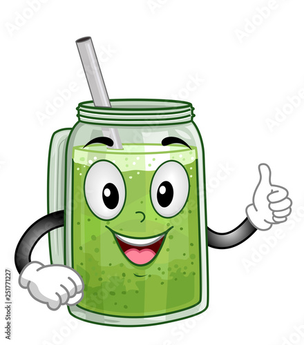 Mascot Smoothie Illustration