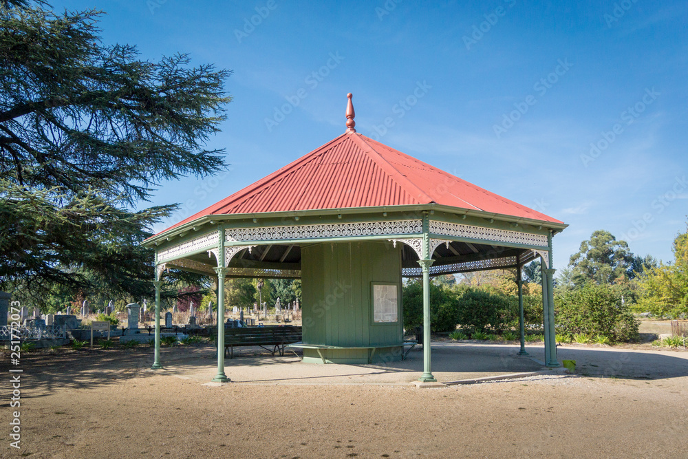 Fototapeta premium Rotunda at Beechworth Cemetery, Australia