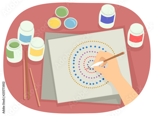 Hand Paint Australia Aborig...