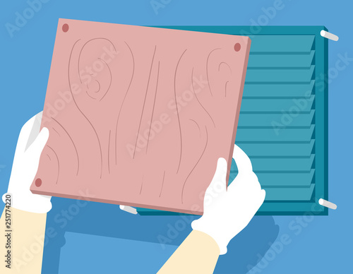 Hand Hurricane Preparedness Cover Vents