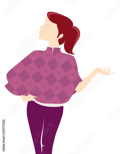 Girl Twill Fabric Pattern C...