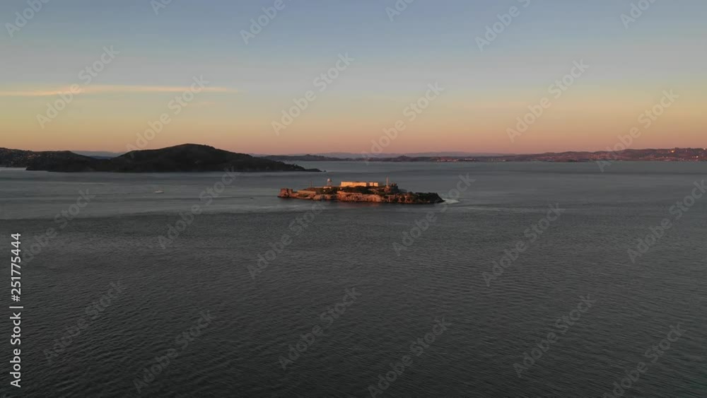 Alcatraz in San Francisco from above Alcatraz in San Francisco from above