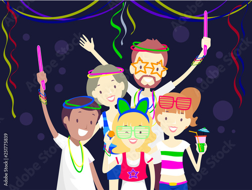 Friends Glow In The Dark Pa...