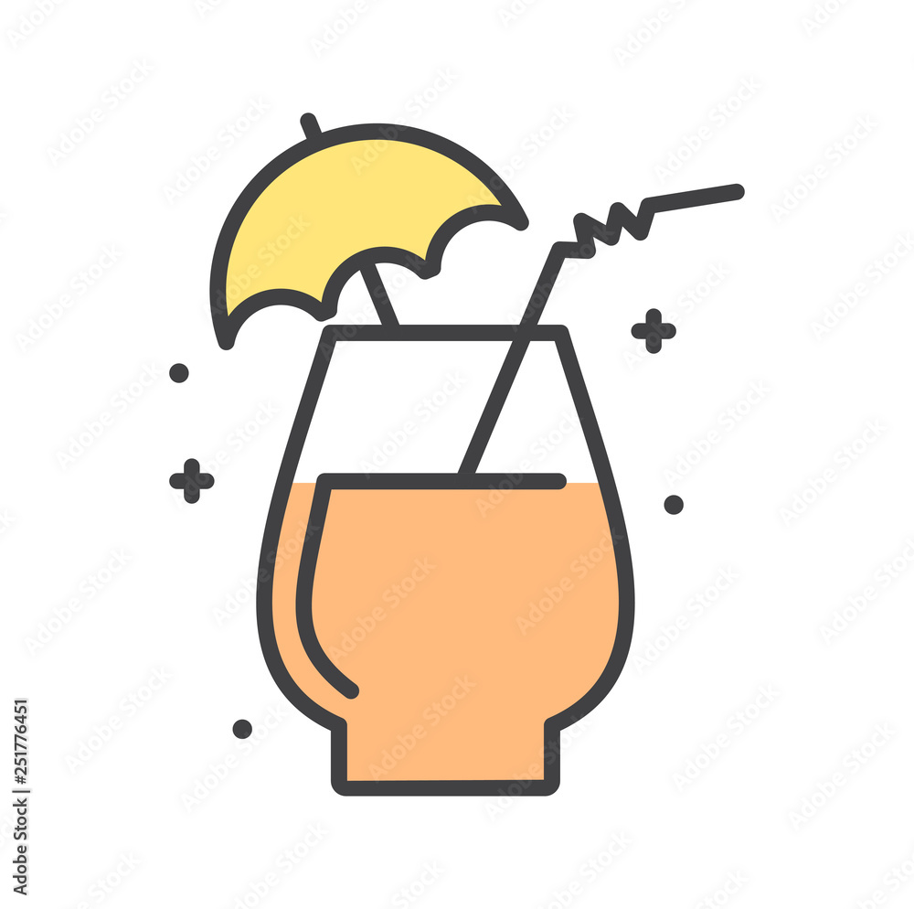 Cocktail line icon on white background for graphic and web design, Modern simple vector sign. Internet concept. Trendy symbol for website design web button or mobile app Cocktail line icon on white background for graphic and web design, Modern simple vector sign. Internet concept. Trendy symbol for website design web button or mobile app