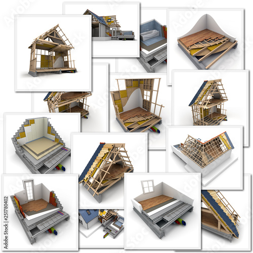 Technical construction rend...