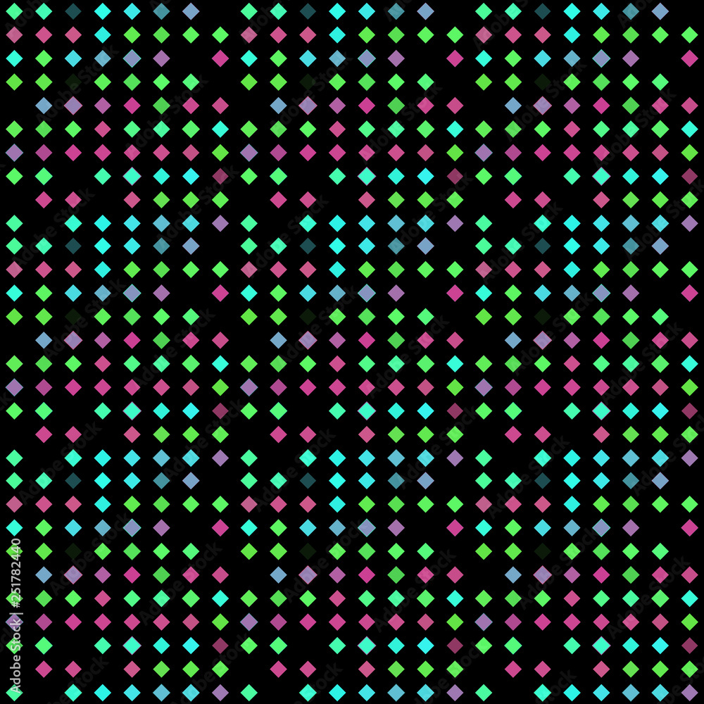 Fototapeta premium Abstract seamless pattern background with multicolored various rhombuses.