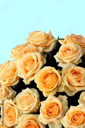 Large bouquet of yellow roses