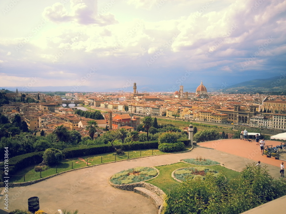 Florence cityscape view