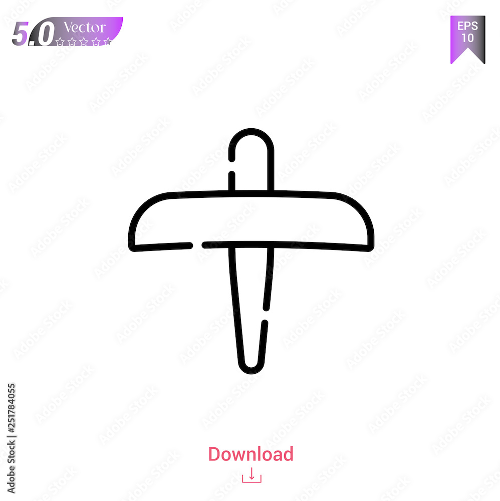 Outline bird icon isolated on white background. Line pictogram. Graphic design, mobile application, old Egypt icons, logo, user interface. Editable stroke. EPS10 format vector illustration Outline bird icon isolated on white background. Line pictogram. Graphic design, mobile application, old Egypt icons, logo, user interface. Editable stroke. EPS10 format vector illustration