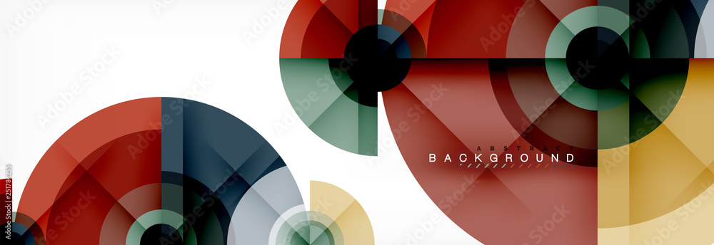 Geometric circle abstract background, creative geometric wallpaper. Geometric circle abstract background, creative geometric wallpaper.