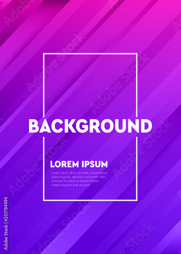Modern vector background with straight lines. Abstract halftone gradients. Future geometric template. Minimal digital cover design.