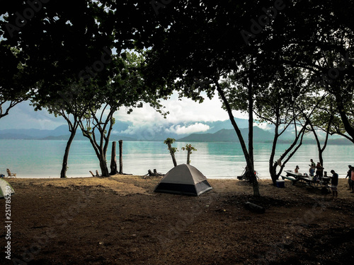Wallpaper Mural Camping at Kualoa Campground Torontodigital.ca
