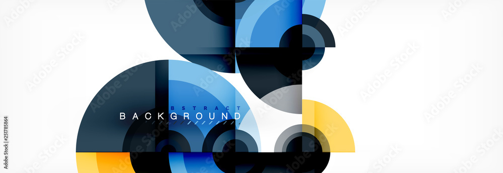 Circle geometric composition abstract background design, cover, template, brochure, flyer. Circle geometric composition abstract background design, cover, template, brochure, flyer.