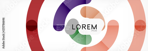 Circular lines design background