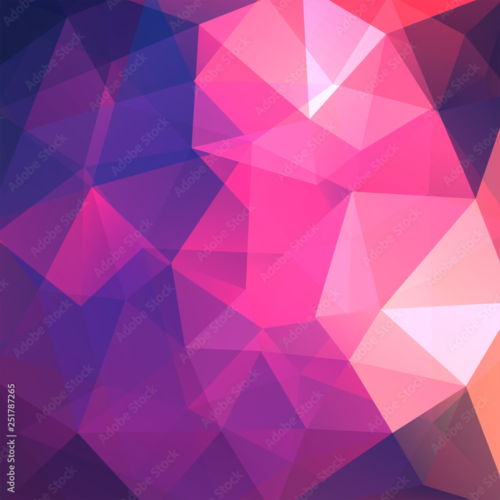 Abstract polygonal vector background. Geometric vector illustration. Creative design template. Pink, purple, orange colors. Abstract polygonal vector background. Geometric vector illustration. Creative design template. Pink, purple, orange colors.