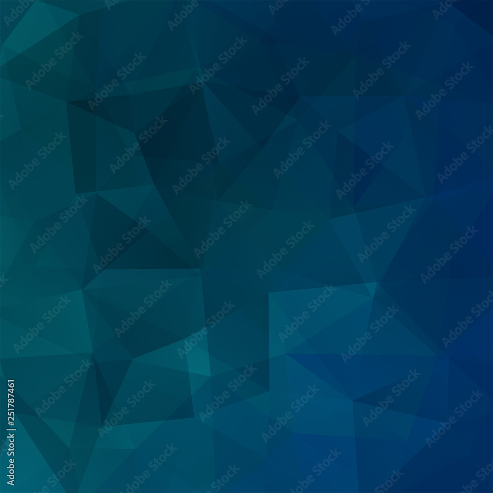 Abstract polygonal vector background. Dark blue geometric vector illustration. Creative design template.