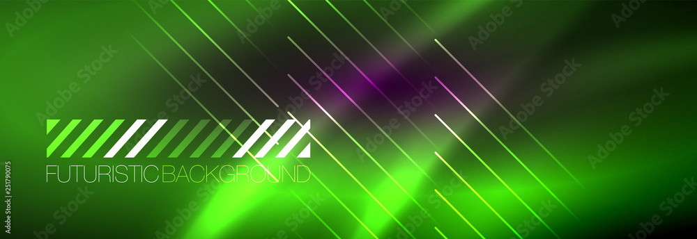 Shiny glowing lights neon color design background Shiny glowing lights neon color design background