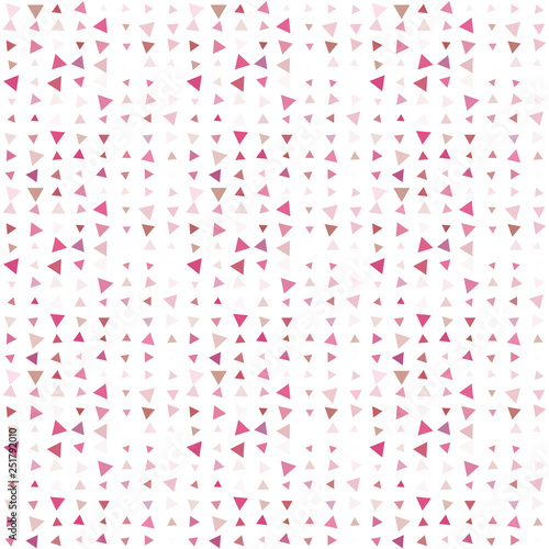 Abstract seamless pattern background with multi-colored varied triangles.