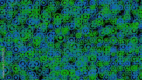 Background of multi-colored circles. Abstract background pattern.