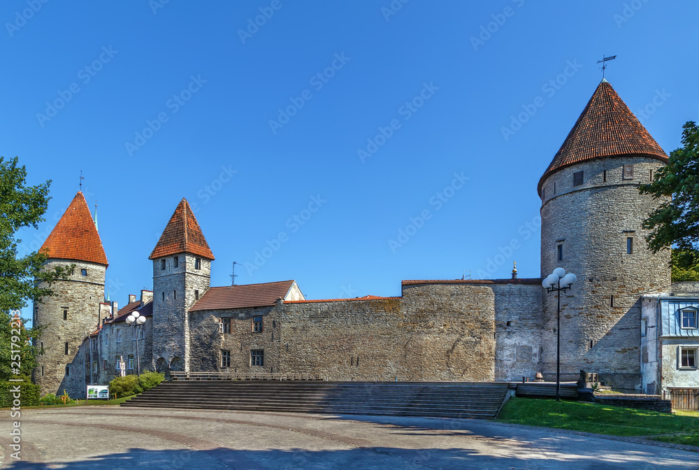 Walls of Tallinn, Estonia Walls of Tallinn, Estonia