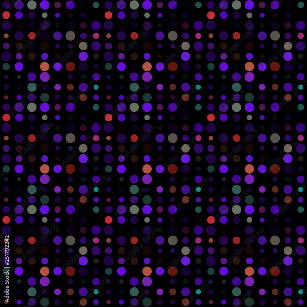 Seamless abstract pattern background with a variety of colored circles. Seamless abstract pattern background with a variety of colored circles.