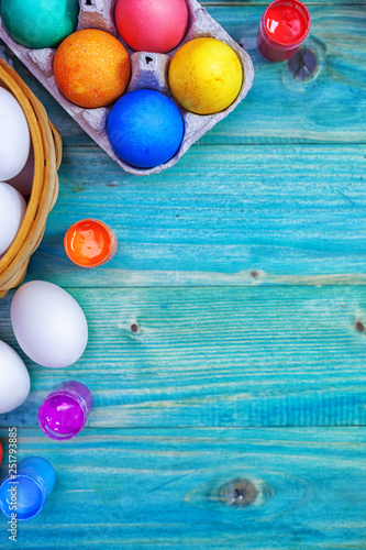 Painting and Decorating Easter Eggs