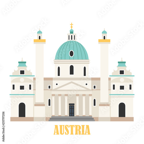 Karlskirche. St Charles Church in Vienna