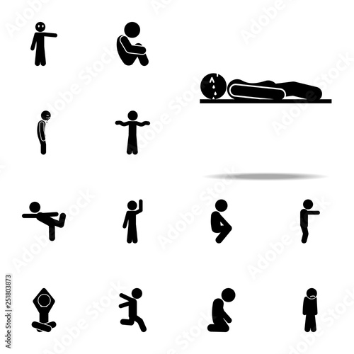 cry, child, lay icon. child icons universal set for web and mobile