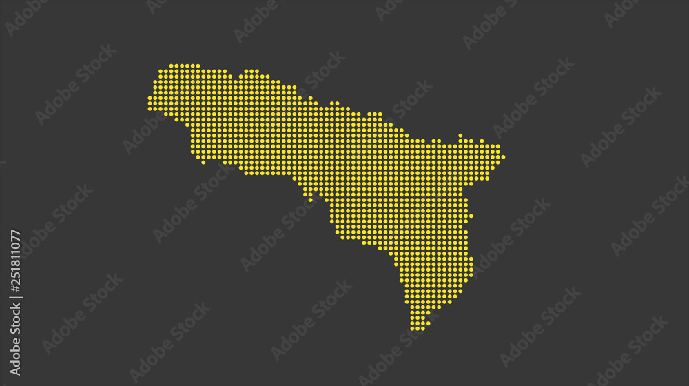 Abstract flat colorful Abkhazia map. Abstract flat colorful Abkhazia map.