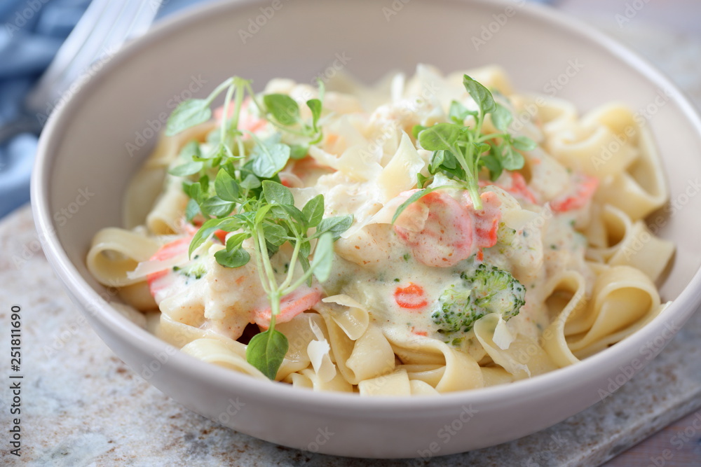 Spring Vegetable Fettuccine Alfredo Spring Vegetable Fettuccine Alfredo