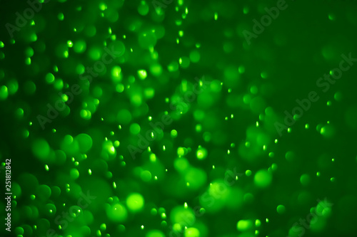 bokeh Green UFO