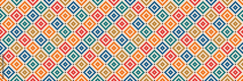 Aztec like style pattern illustration Aztec like style pattern illustration