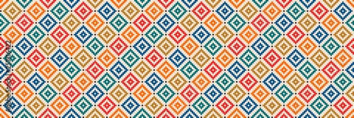 Aztec like style pattern illustration