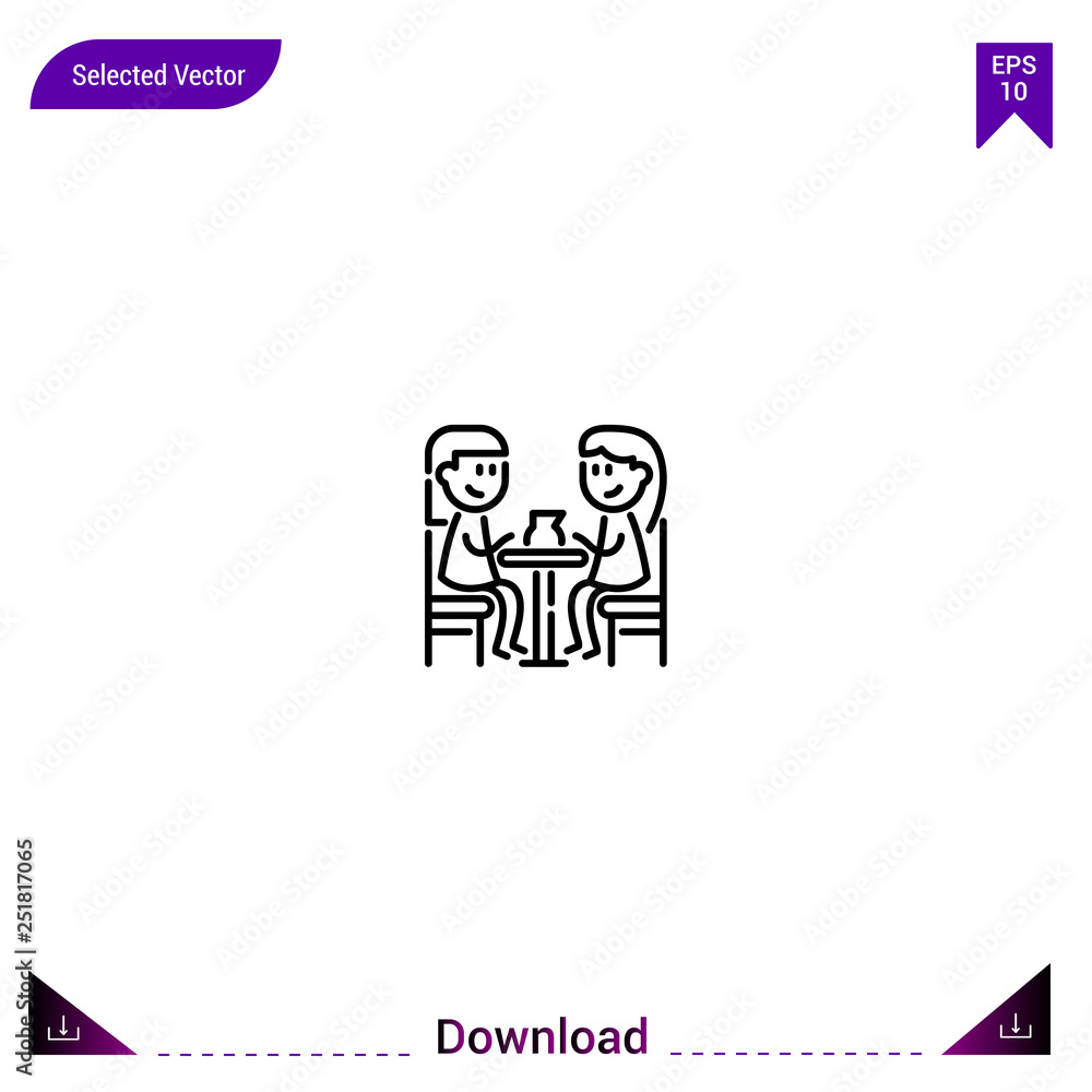 Outline terrace icon isolated on white background. Line pictogram. Graphic design, mobile application. Editable stroke. EPS10 format vector illustration Outline terrace icon isolated on white background. Line pictogram. Graphic design, mobile application. Editable stroke. EPS10 format vector illustration